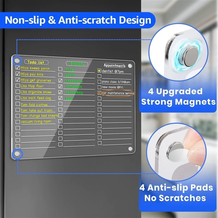 magnetic dry erase board for fridge magnetic dry erase board for fridge